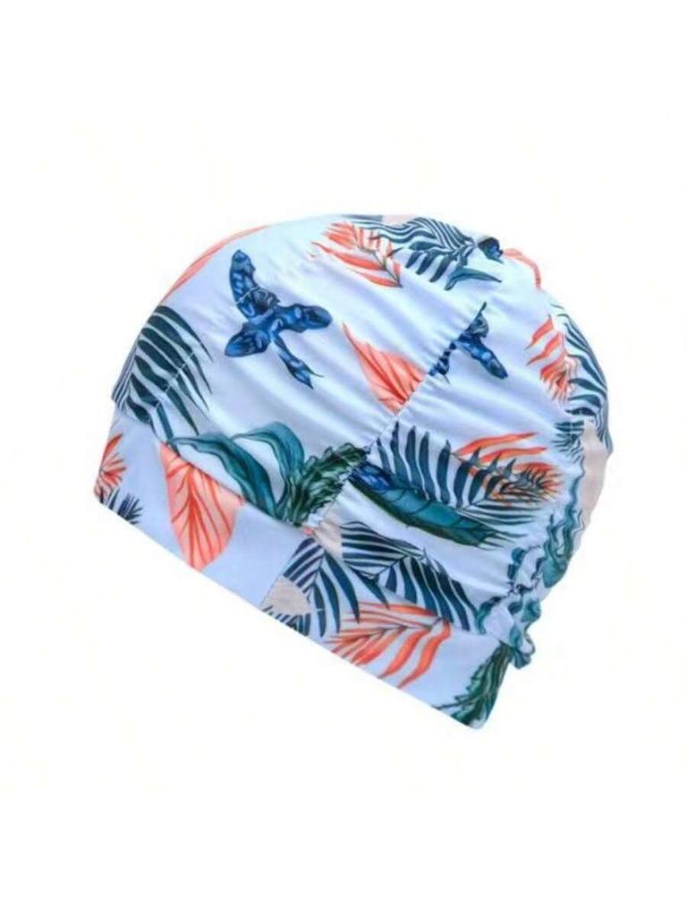 Swimming Cap Women's Long Hair South Korea Fashion Comfortable Cloth Swimming Cap Adult Long Hair Ear Protection Swimming Cap Sw