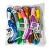 Hand Woven Umbrella Double Rope Nylon Rope Keychain Hiking Buckle for DIY Making Bag Pendant Keychain Charm