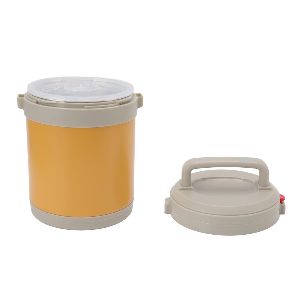 Borcan termic pentru alimente de 1,6 l, din oțel inoxidabil 304, cu trei straturi, portabil, izolat pentru prânz, Bento, pentru studenți