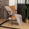 Plaid polaire gris souris 125x150cm - Atmosphera createur d'interieur