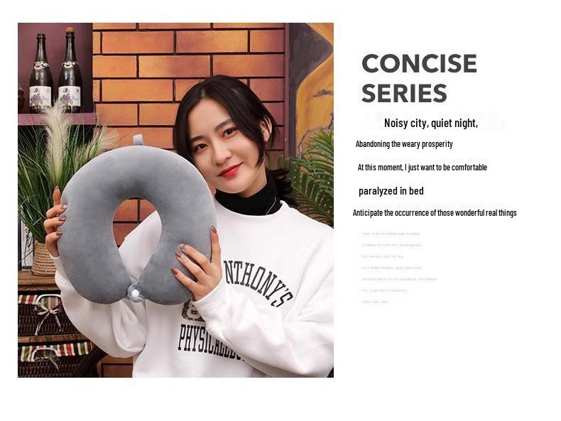 U-Shaped Neck Pillow for Cervical Support - Travel & Car Nap Pillow