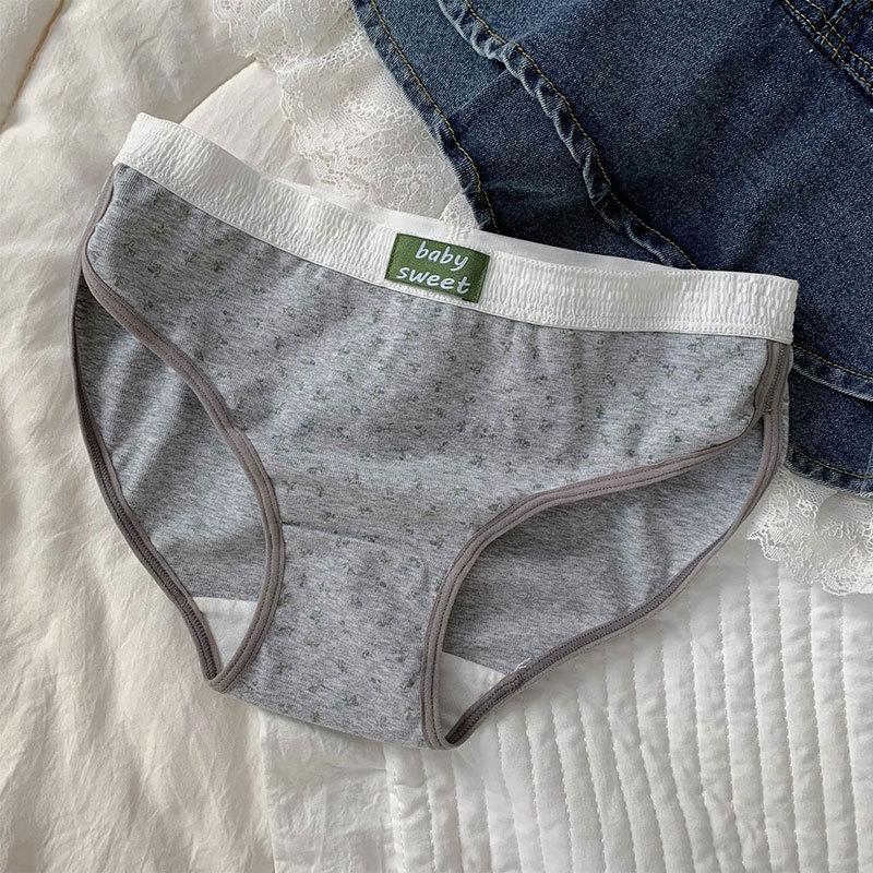 

Женские хлопковые антибактериальные трусики с высоким разрезом Wild Garden - Новая коллекция 2024 L (recommended for 100-120 jin) серый