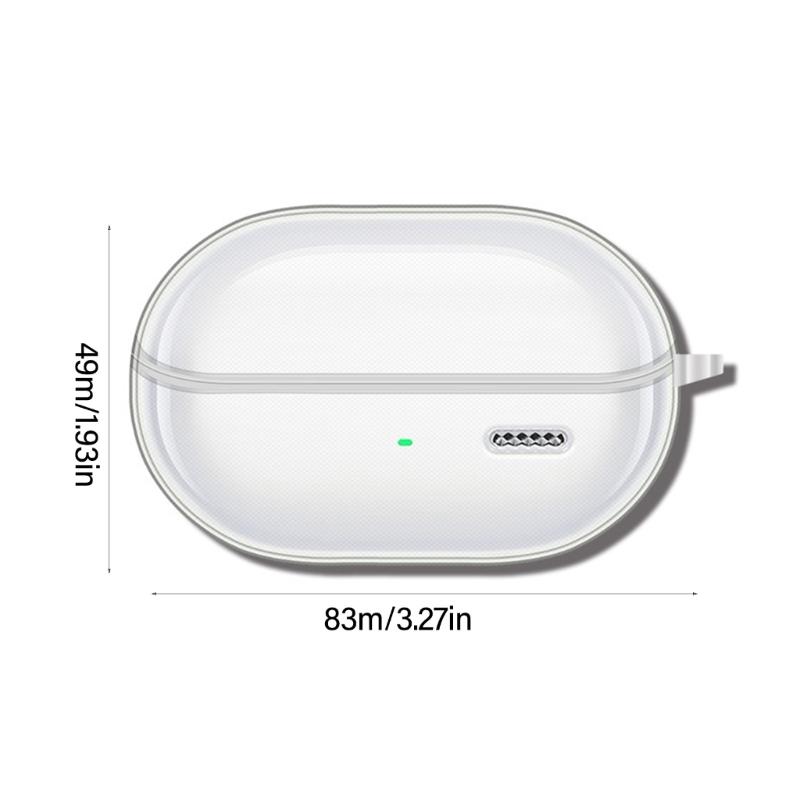 Flexible Clear Protector Case Suitable For PearlClip Wireless Earbud Shockproof Cover Scratch Resistant Sleeve Daily Use