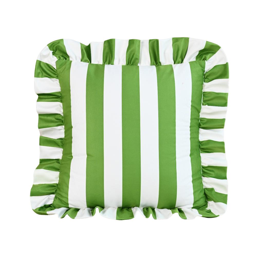 COMPRAORA 1PZ Federa per Cuscino in Velluto con Pizzo a Strisce 18X18 Pollici Federe Morbide Accoglienti per Divano Camera da Letto Soggiorno Decorazione per la Casa