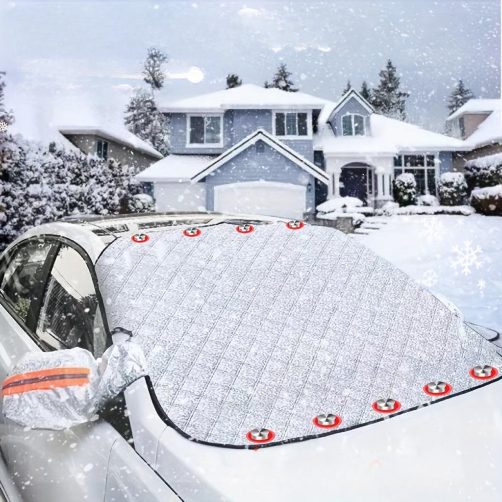 Car clothing car cover four seasons universal rain and frost insulation snow shield front windshield half car clothing sunblock