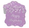 Inkdotpot Real Gold Foil Bracket Shape Paper Hang Tags Happy Birthday Favor Tags Pack Of