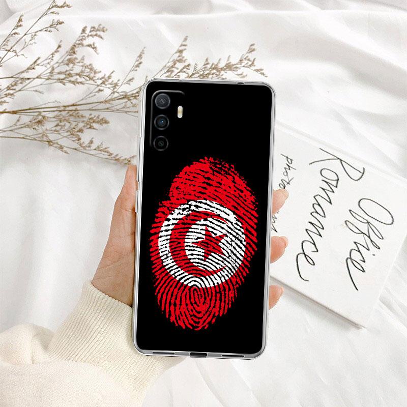 IK72 Tunisian Flag Passport Transparent Phone Case for Motorola Moto G7 G8 G9 G84 G85 G73 G24 G15 Z2 Play Power Plus