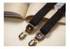 Vintage Elastic Unisex Suspenders with Non-slip Shoulder Straps for Men