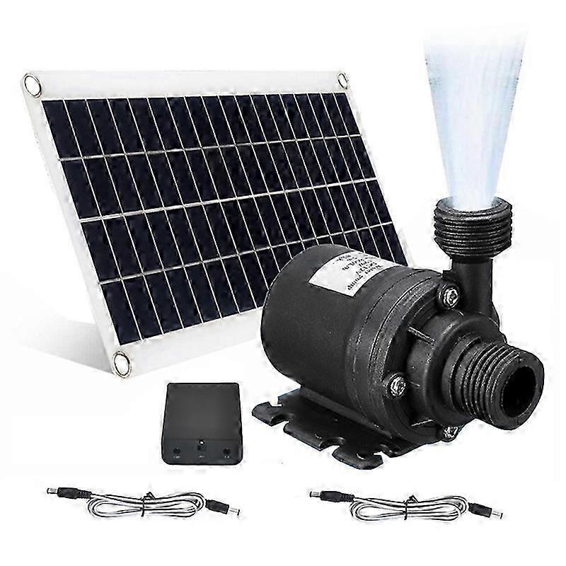 Bomba de Água Solar 50W 800L/H DC12V Bomba de Fonte de Água Solar Baixo Ruído para Jardim Família Fonte de Água