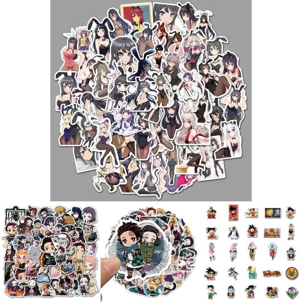 High-quality "demon Slayer" Graffiti Stickers Colorful Cartoon And Fresh Designs Pack Of 50 Stickers