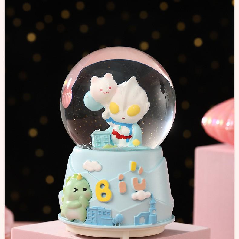 Christmas Fantasy Crystal Ball Music Box - Princess Ornament Gift for Girls' Birthdays