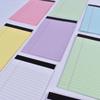 Reißbares A5-Notizblock-Set mit Linien und Haftklebestreifen - Klappdeckel, tragbares Notizbuch.