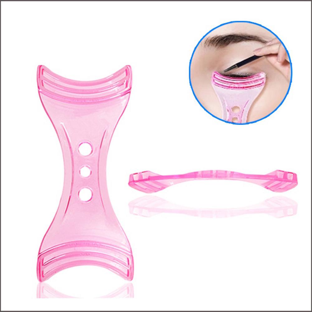 3 in 1 Mascara Shield Guard Eyelash Comb Applicator Guide Card Makeup Tool