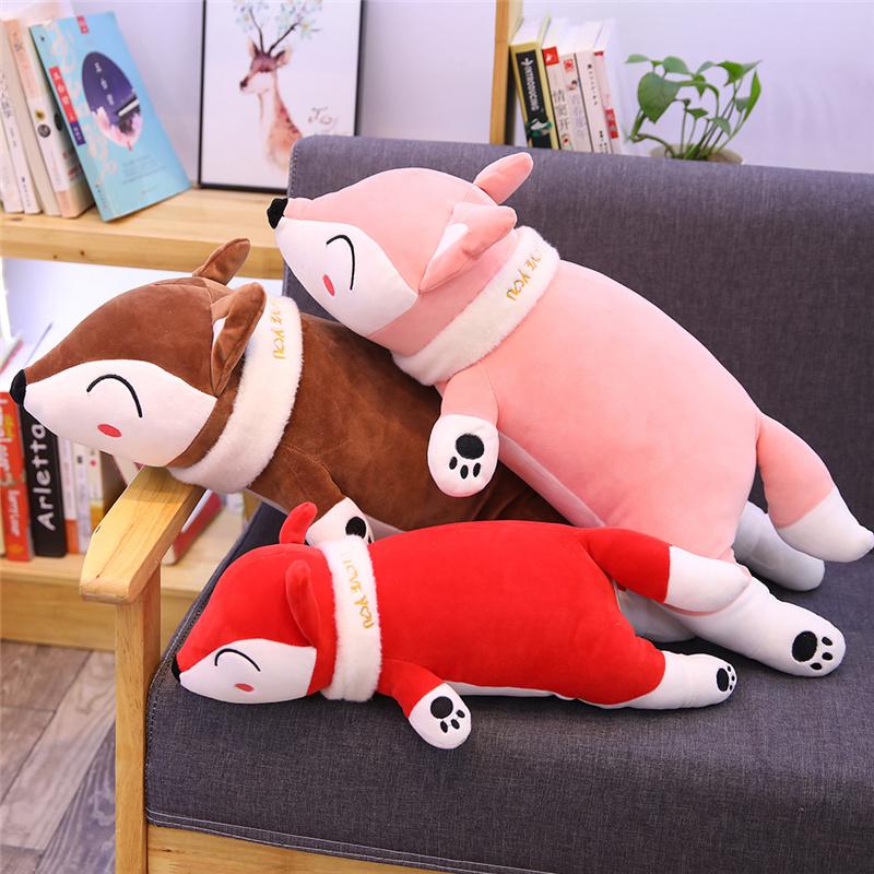 35-90cm Cute And Charming Dolls Stuffed Animals and Plush Playthings Plush Pillow Fox Stuffed Animals Gentle Toy Doll