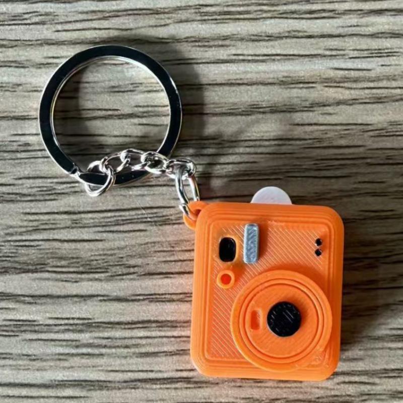 Custom Photo Mini Instax Camera Keychain Personalized Cute Design Lightweight Pendant for Party Souvenir