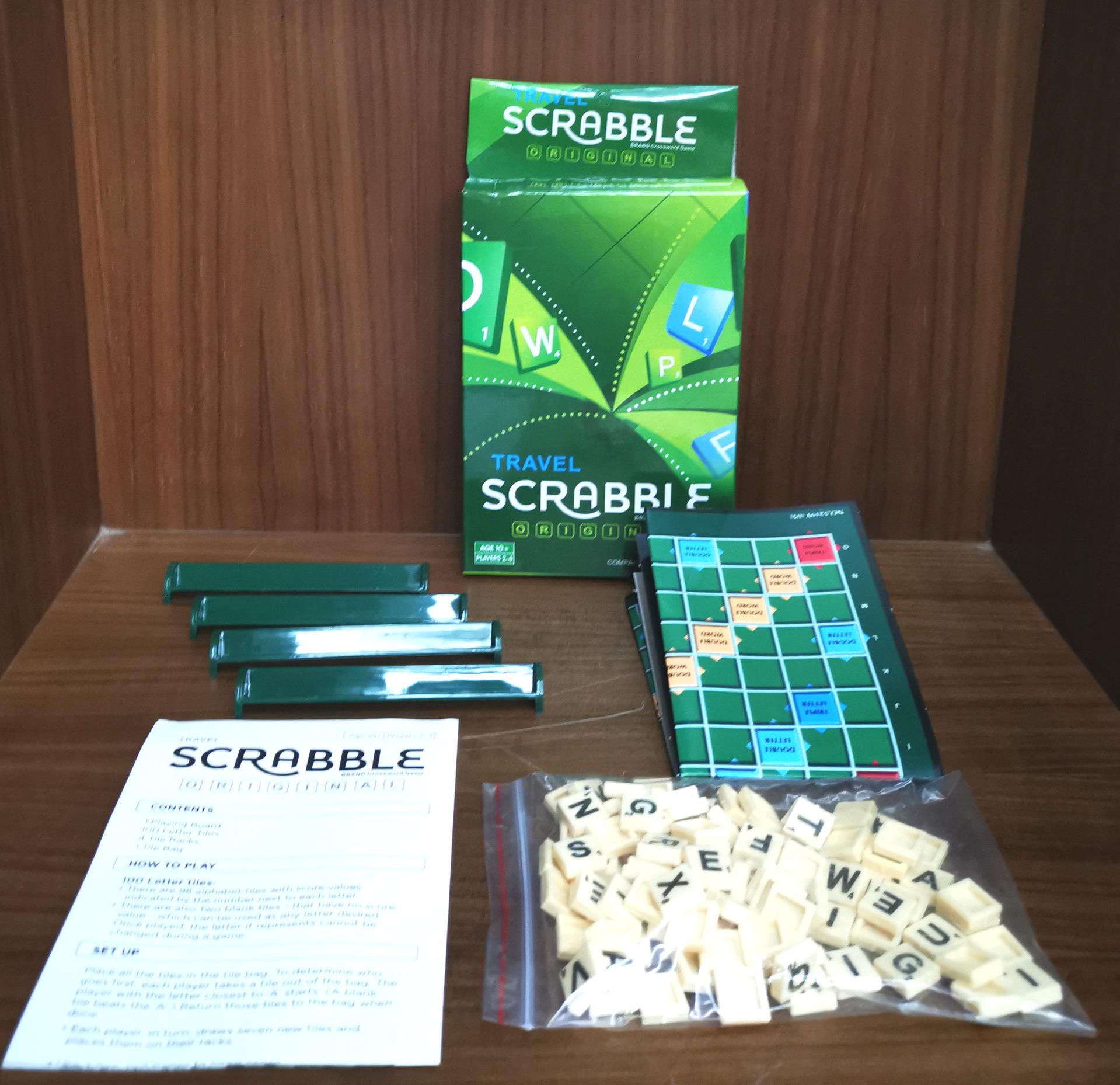 English Word Scrabble Blocks: Early Education Spelling Game for 2-4 Kids