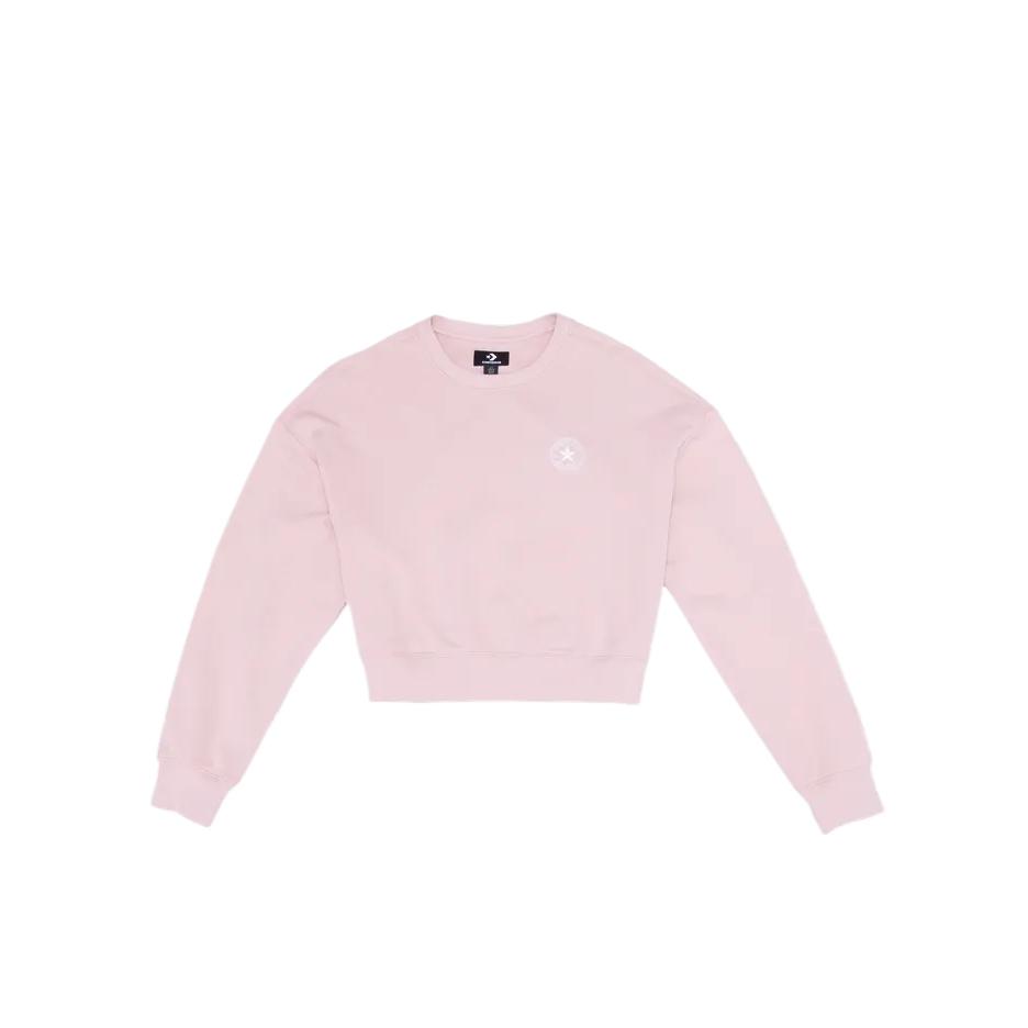 Converse Sweatshirts Women s Pink Crew Neck Moderate WCH723-ACQ L