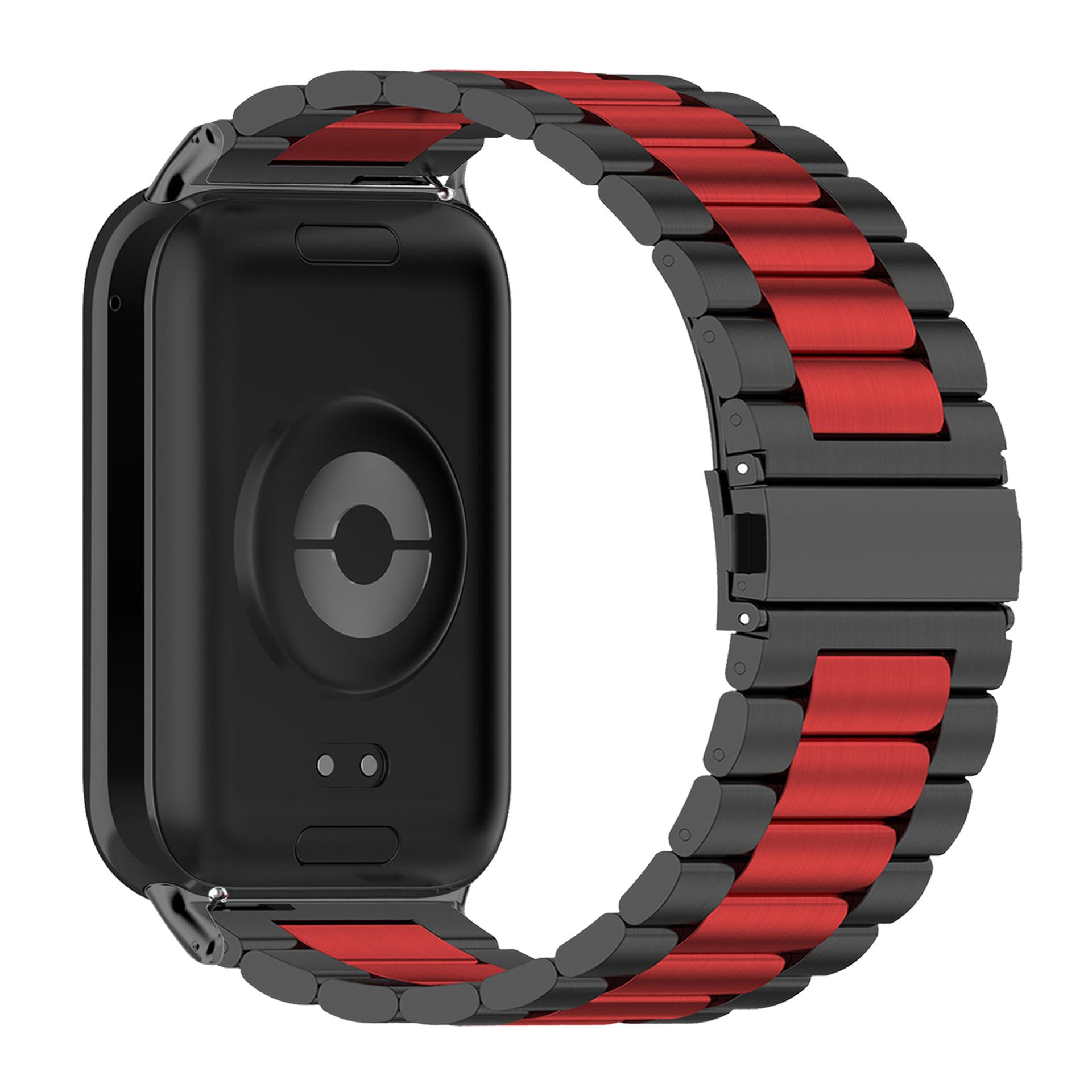 

For Xiaomi Smart Band 8 Pro Stainless Steel Watchband Quick Release Watch Strap with Tool,Spring Bar A
