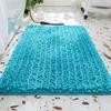 Chenille Long Pile Bathroom Mat - Water Absorbent & Anti-Slip Foot Pad for Home Use