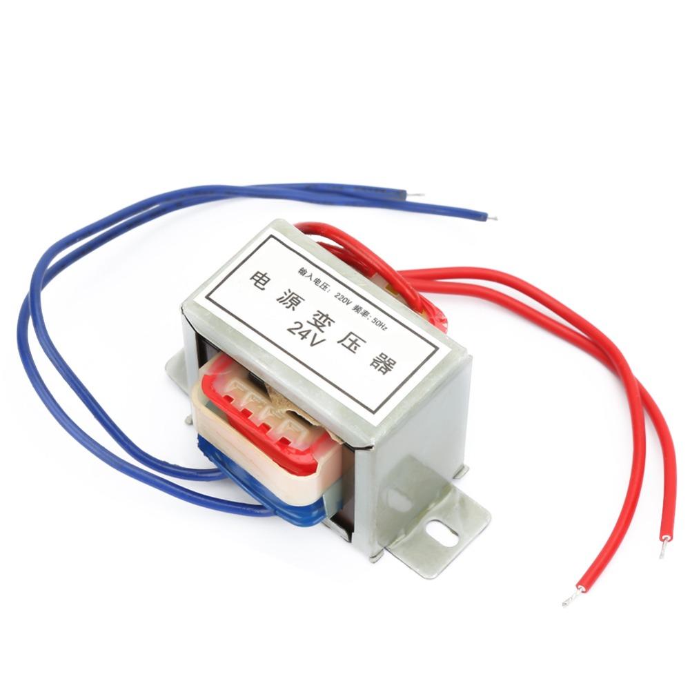 AC 220V Single Power Transformer 12W 50Hz Electronic Transformer Fire Retardance Nylon Core AC 24V Output Voltage