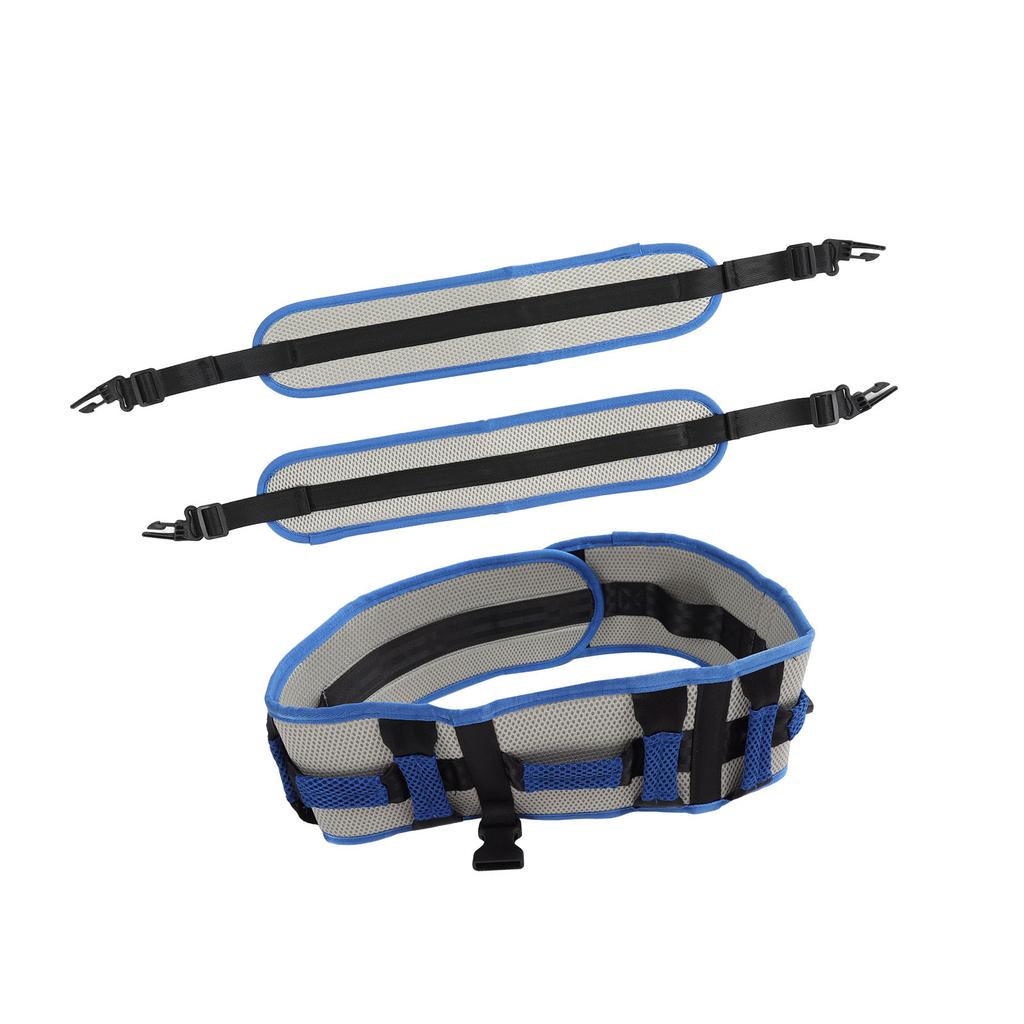 Transfer Belt Stable Support Uniform Force EVA Transfer and Walking Gait Belt with Leg Loops for Patients Elderly S