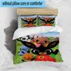 3PCS Bunny's Cozy Hug 3pcs Bedding,Including 3PCS Duvet Cover And 2pcs Pillowcases Perfect for Christmas,Ideal for Bedroom, Dormitory
