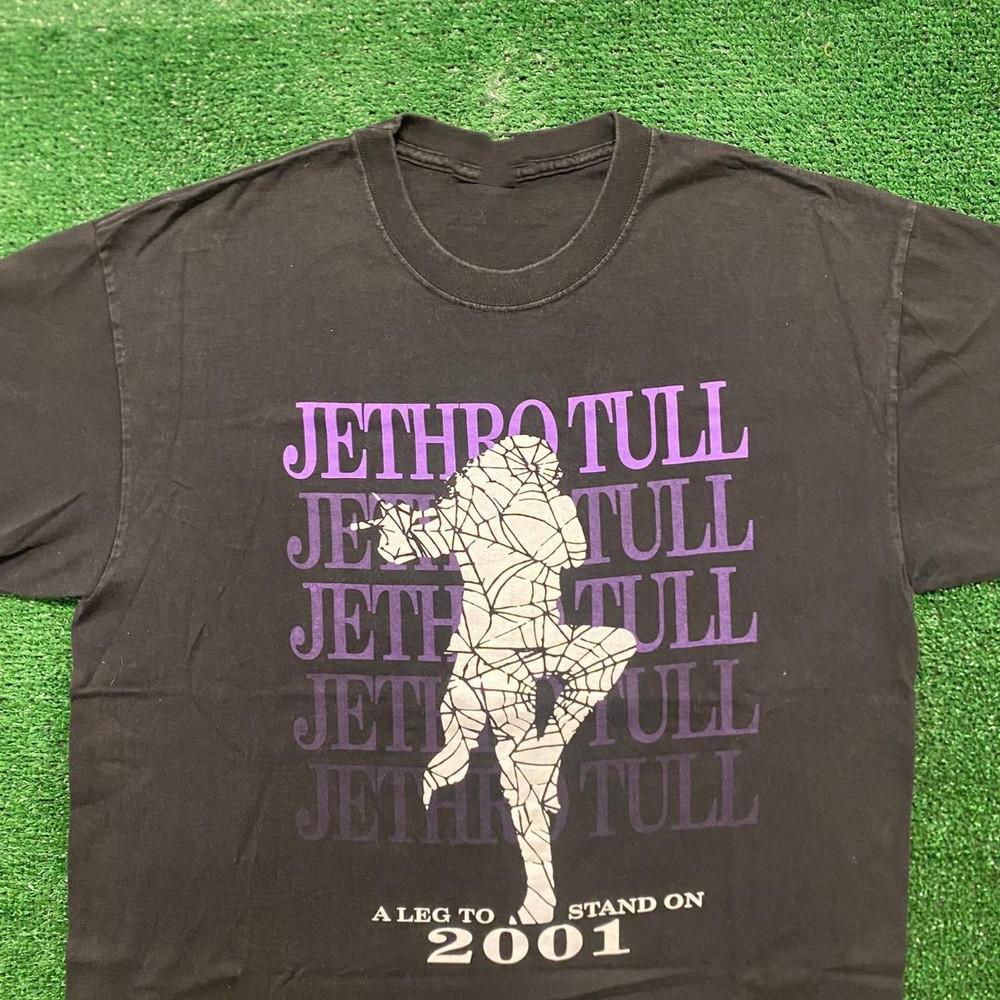 Hot Popular Jethro Tull Band Black T-Shirt Cotton Unisex Unisex T-Shirt XL