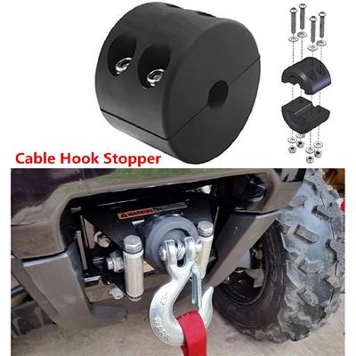 Atv Utv Winch Protector Cable Hook Stop Stopper Rubber Cushion With Accessories