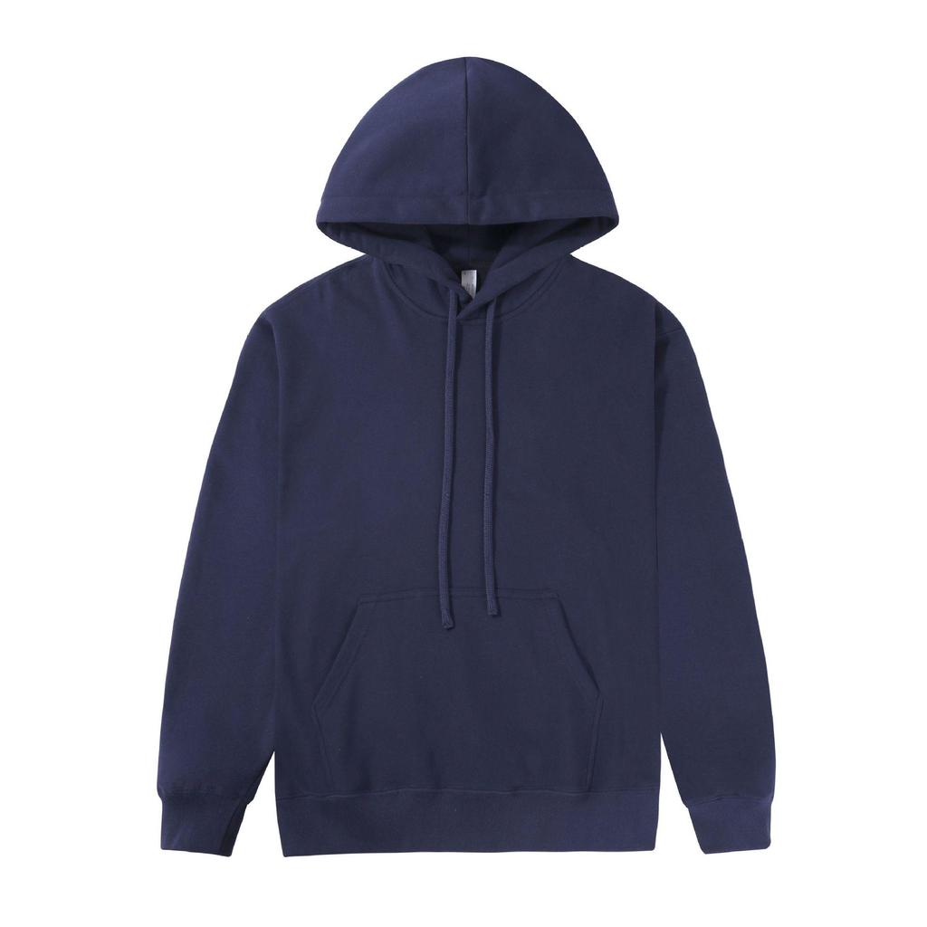 Bluza z bawełny szczotkowanej z pętelką 370g, Logo na zamówienie, Styl amerykański, Luźny krój, Długi rękaw, Wyprzedaż jesienno-zimowa.