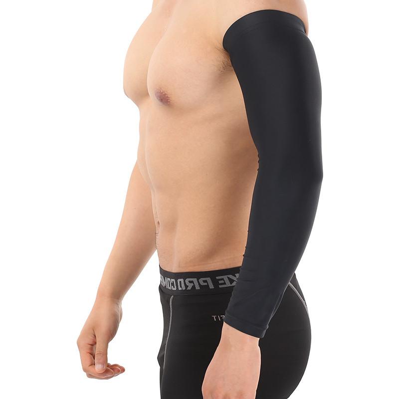 Basketball-Armschutz für Männer, Sport-Ellenbogenschutz für Frauen, langer Handgelenkschutz für Fitness