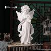 Angel Girl Jewelry Tray Figurine - Creative Resin Sculpture Gift