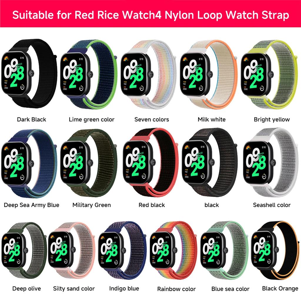 Nylon Loop Strap for Xiaomi Redmi Watch 4/Mi Band 8 Pro Band Breathable Replaceable Wristband Smart Watch Belt Sports Correa NFC