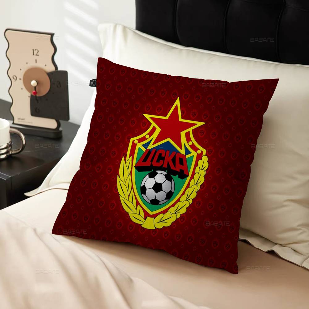 C-CSKAS Football Team Pillow Gifts Home Office Furnishings Bedroom Sofa Car Cushion Cover Case 45x45cm