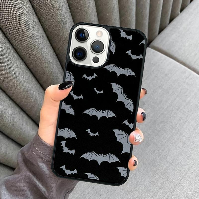Halloween Bat Phone Case For iPhone 17 Air 16 16e 15 13 14 Pro Max 11 12 Plus 2022 MAX Shell Cover coque