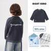 2026 Trendy Boys' Pure Cotton Long-Sleeve T-Shirt for Spring and Fall