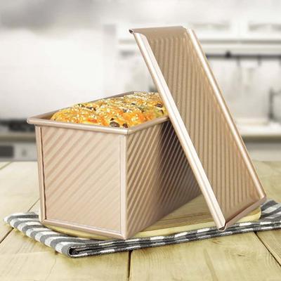 Steel Rectangle Coating Non-Stick Cake Loaf Pan Baking Toast Bread Toast Mold Cake Tin Box Baking Pan Pullman Loaf Pan