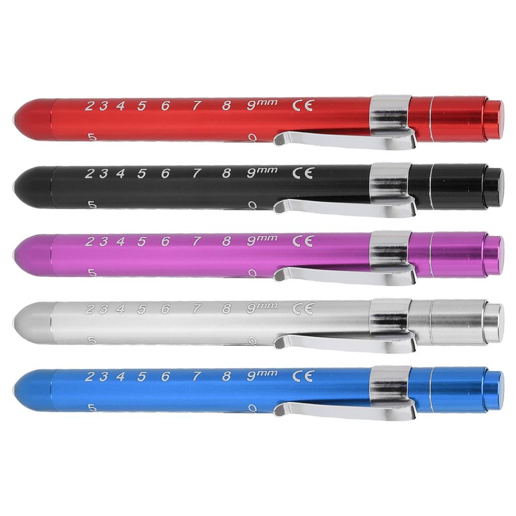 Yellow Pen Light Gauge LED Aluminium Alloy Portable Medical Inspection Pen Lamp for Nurses Doctor