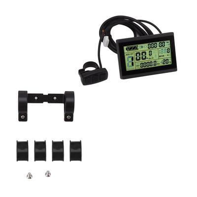 LCD3U Elektrické kolo LCD Displej Měřič ABS SM Hlava Elektrické kolo Displej Obrazovka Ovládací panel s