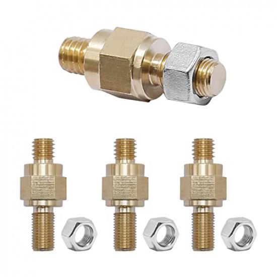 Side Post Battery Terminal Bolts, 3/8-16 Stud Thread Standard Battery Post Stud Extender Screws Replacement For GM Trailer Brake Controls