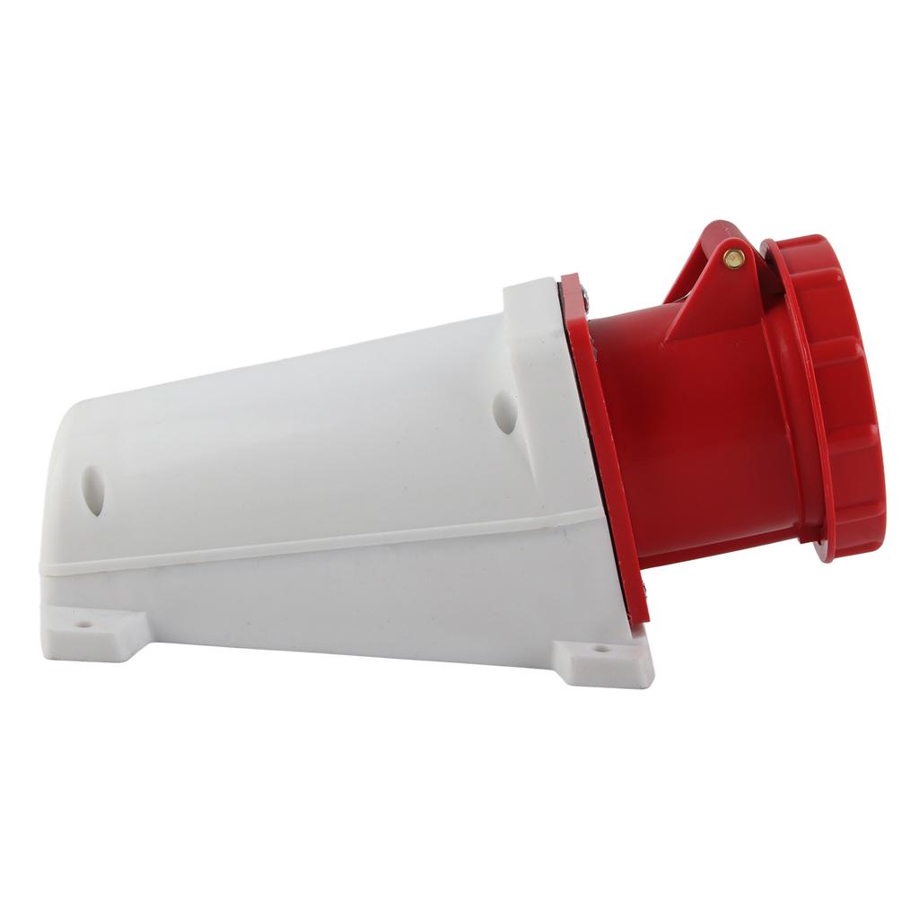 Industrial Connector 3P+E 63A IP67 Waterproof IK07 Collision Resistant Electrical Cord Connector 380‑415V