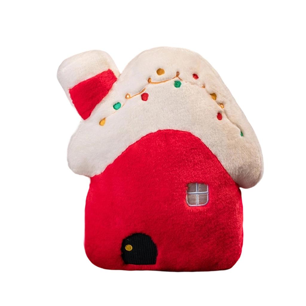Colorful Christmas Day Decoration Pillow Plush Toy Doll Gingerbread Christmas Doll Gift