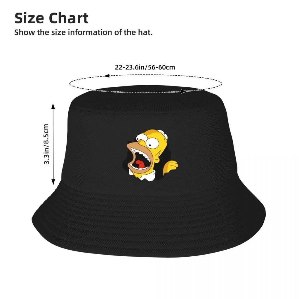 Homer Vtipný Klobouk Bucket Trucker Cap Rugby Sluneční Klobouk Pánské Klobouky Dámské