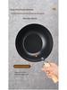 Compact Iron Wok for One-Person Stir-Fry, Non-Stick, No Coating, Universal for Induction & Gas Stoves
