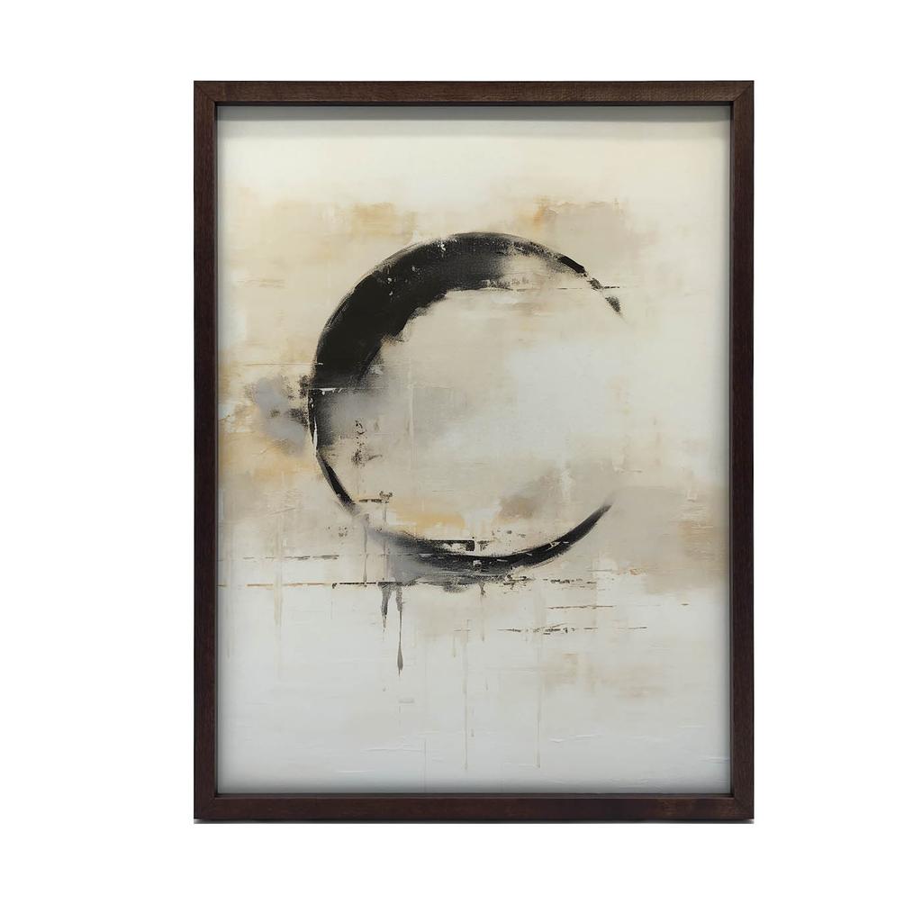 Symphony of the Circle Symphony of the Circle, 30X40 Cm, Gold Aluminum Frame, 230 Gsm Matte Paper