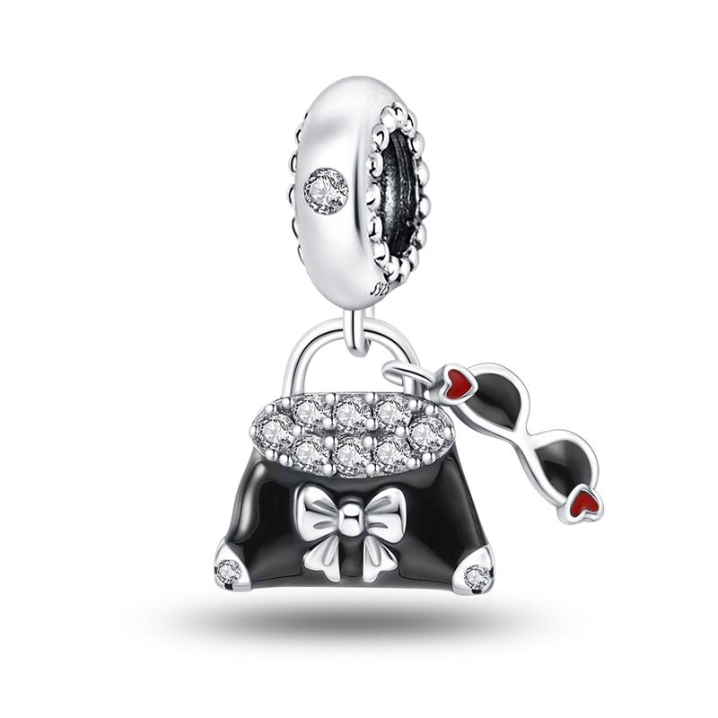 Copper Daily Women Bag Series Charms Beads Fit Original 3Mm Braceletsdiy Jewelry Fine Gifts Accessories