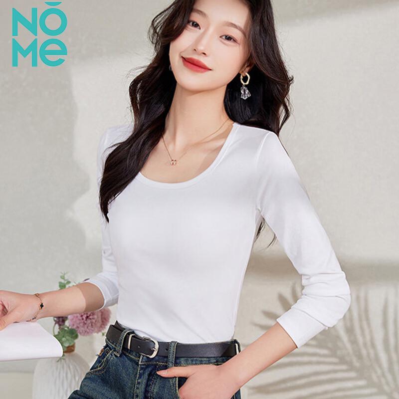 NOME Women s Slim Fit Round Neck Long Sleeve T-Shirt S