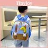 Kindergarten Cartoon Adorable Backpack Trendy Color Block Large Design Capacity