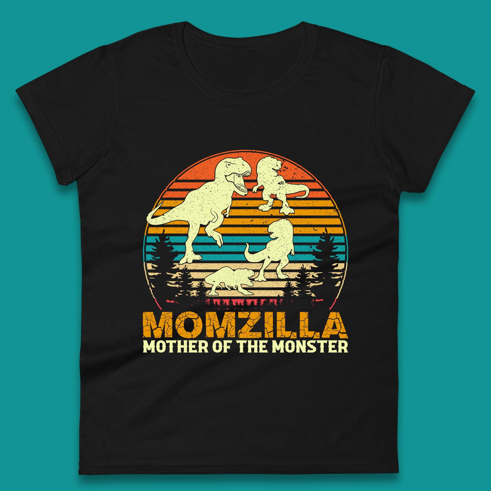 

Momzilla Mother of the Monster Womens T-Shirt Mens Tops Tees Unisex 2XL