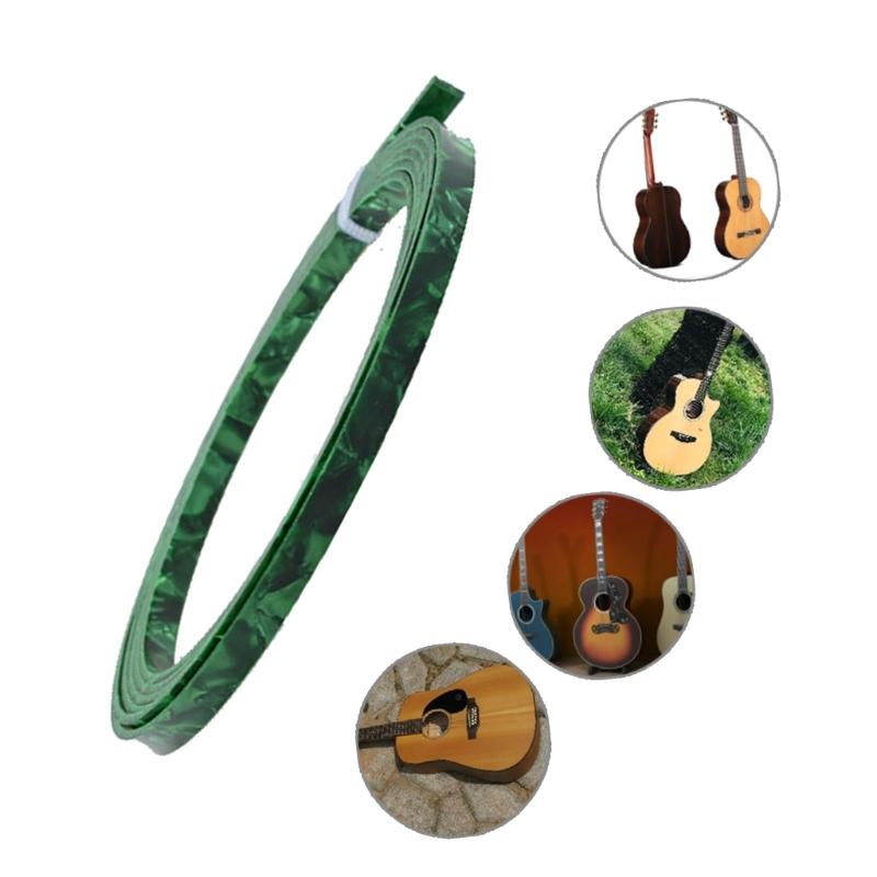 Colorful Guitar Binding Purfling Strips Edging Binding Strips Durable Guitar Trim Decorative Accessory Easy to Install