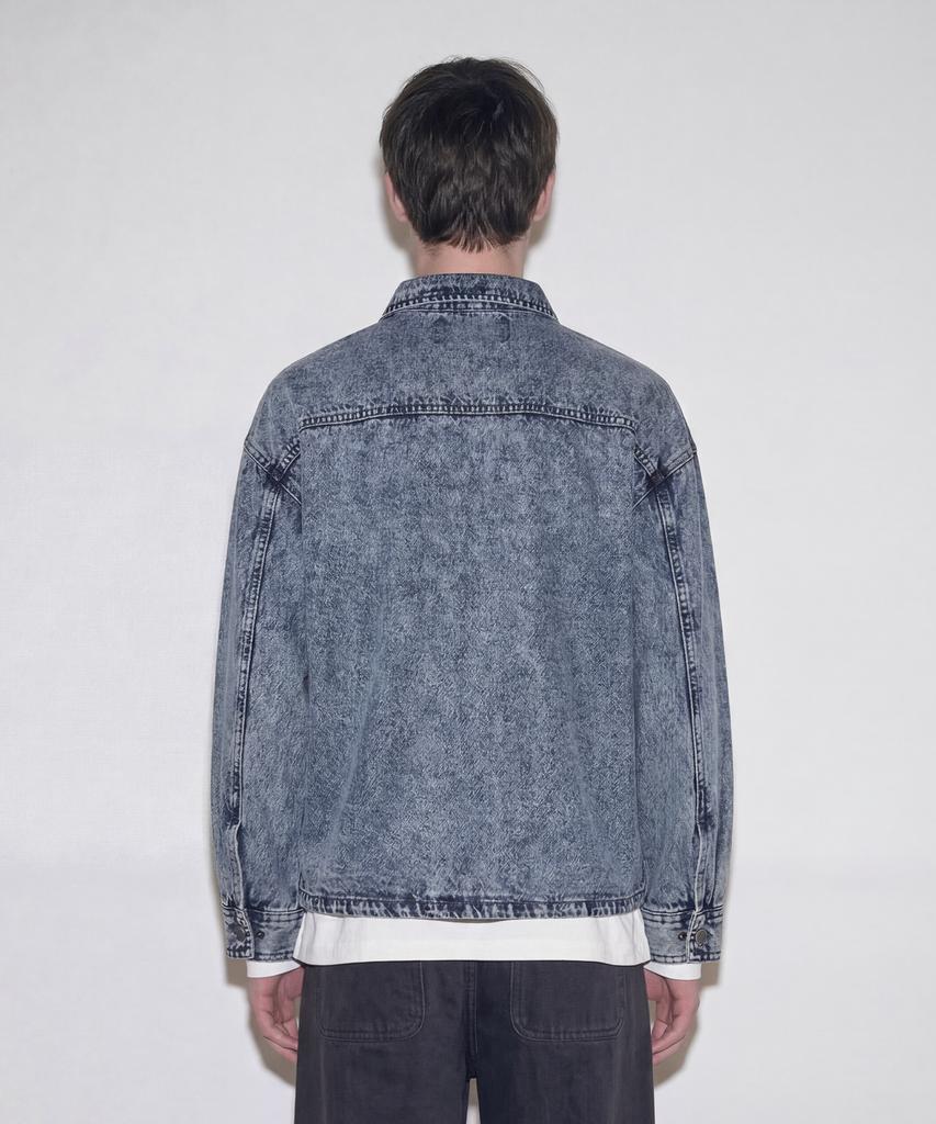 Zensai Oversized Denim Shacket Blue